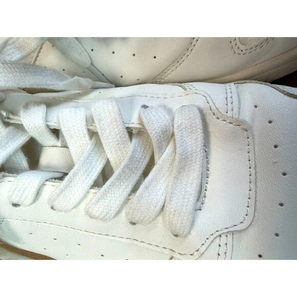 J. Crew White Leather Court City Tour Sneakers (Gum Sole) Preppy, Casual Size 8 - Picture 12 of 15